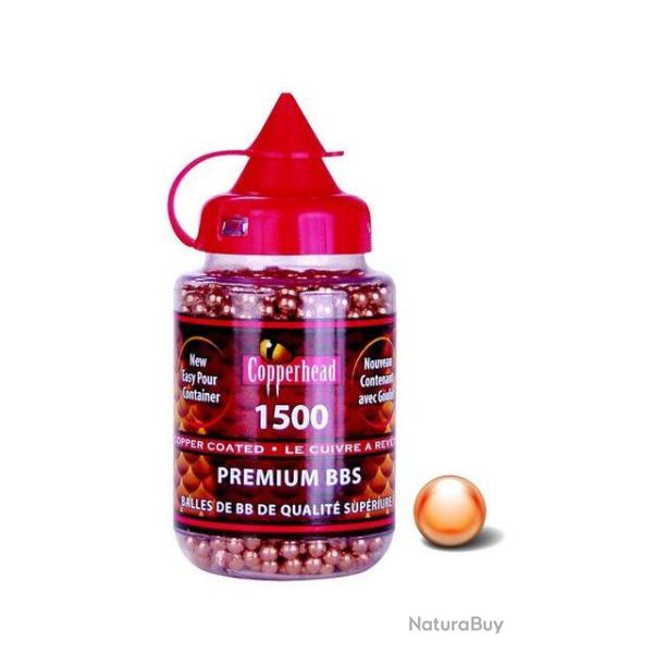 Billes acier cuivr�es Copperhead BB C4.5 x1500
