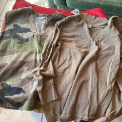 Lot chemises militaires, pas de prix de r&eacute;serve