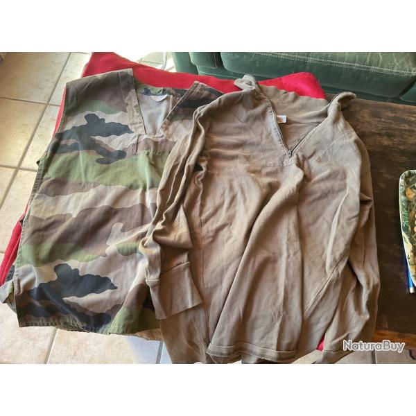 Lot chemises militaires, pas de prix de r�serve