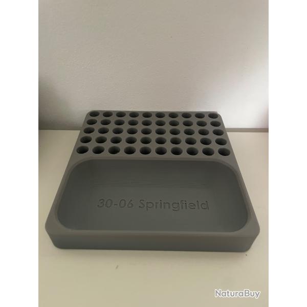 Plateau de rechargement 30-06 springfield 50 �tuis couleur gris