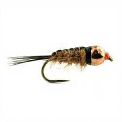 Mouche DEVAUX Nymphe bille tungst&egrave;ne JBNT 15 (par 3) H14