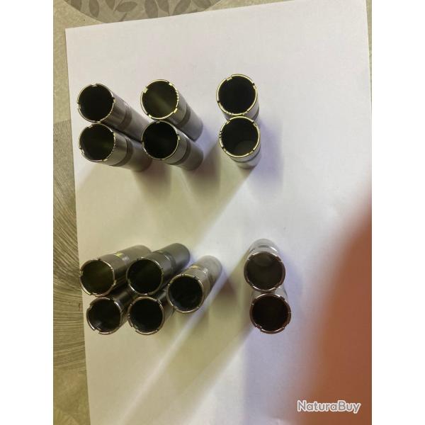 Lot de 13 chokes optima plus Beretta neuf cal 12