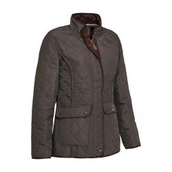 Prix de d&eacute;part &agrave; 1� !! Veste Edinburgh Femme Percussion Marron Taille M