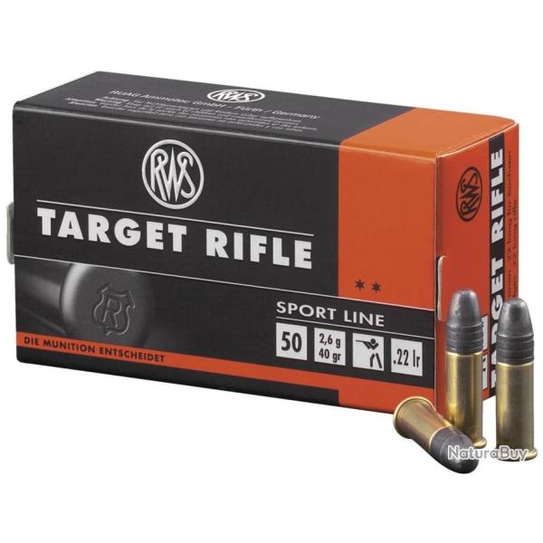 500 Cartouches RWS Sport Line Target Rifle Cal.22LR
