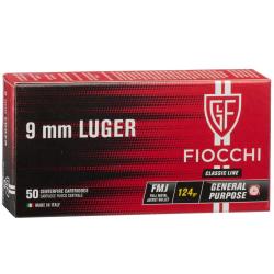 9 mm Luger FMJ 8,0g/124grs.