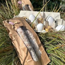 Coffret Cadeau - 4 Saucissons d'Auvergne &agrave; prix pr&eacute;f&eacute;rentiel