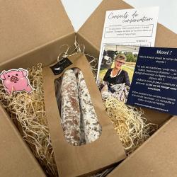 Coffret Cadeau - 4 Saucissons d'Auvergne &agrave; prix pr&eacute;f&eacute;rentiel