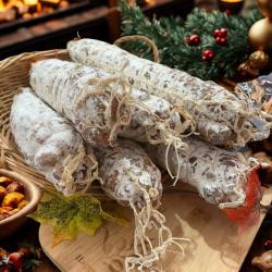 Saucisson sec long brid&eacute;