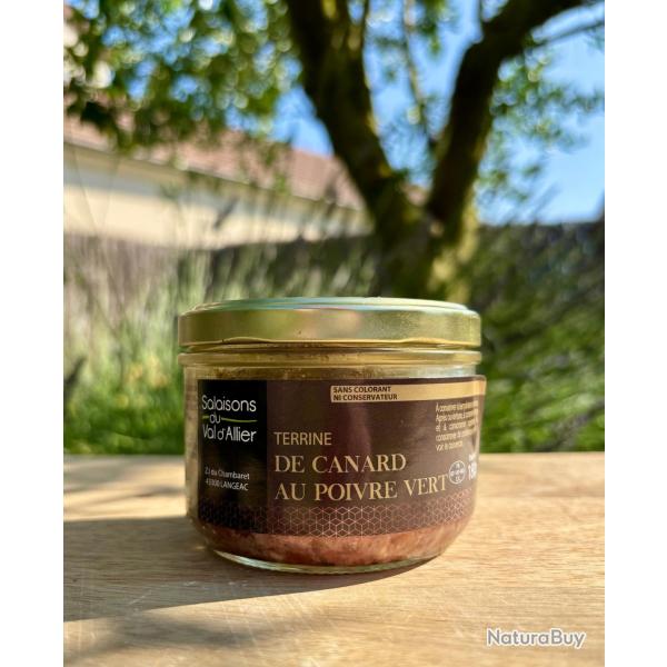 Terrine Canard au Poivre Vert