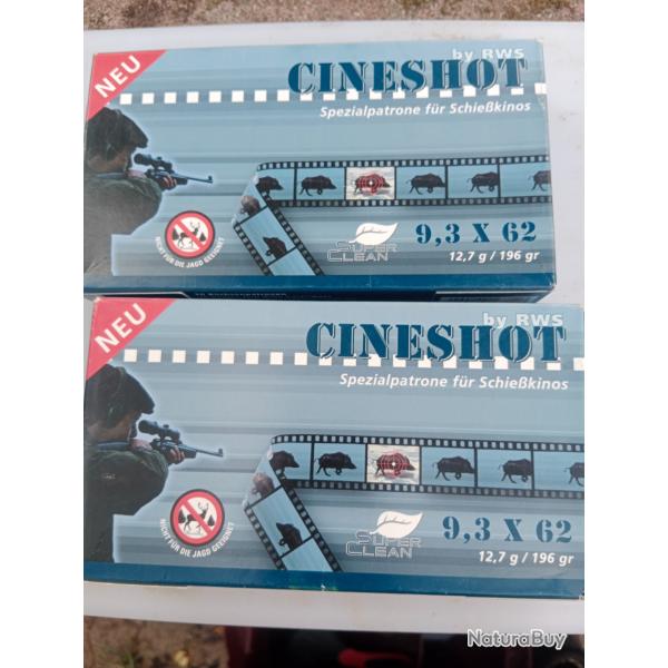 26 munitions cin� shot rws 9,3x62