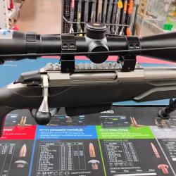 TIKKA T3X VARMINT STAINLESS CAL 222REM + BUSHNELL ELITE 6500 2.5-16X56 + BIPIED ETAT NEUF
