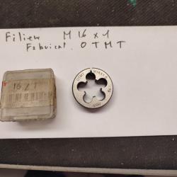 Fili&egrave;re  16/1 , r&eacute;glable ,pour filetage de canon syst&egrave;me m&eacute;trique ,europ&eacute;en, fabricant OTM