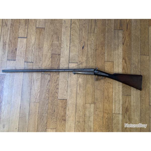 Fusil juxtapos� calibre 16/65 - Manufacture d'armes et de cycles de Saint-�tienne.