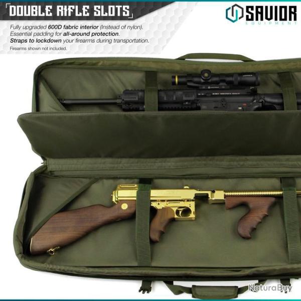 Savior - Urban Warfare 46" - Housse Double Rifle - RB-4612DG-VER2-OD
