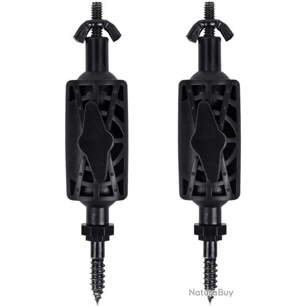 Lot de 2 supports orientables 360� pour cam�ra de chasse - Fixation arbre 1/4"