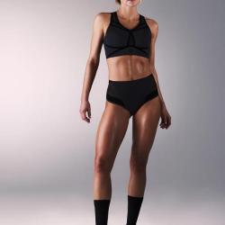 Culotte de Sport Femme HASTKO "PANTY N&deg;48" Taille 2 (40 - 42) Noir