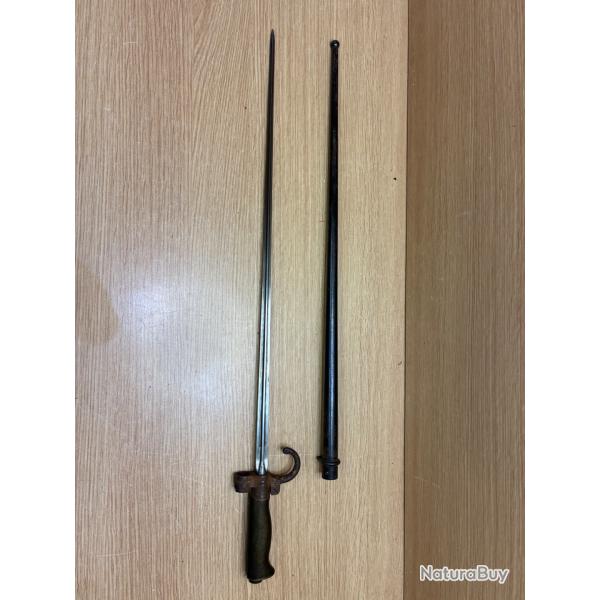 Ba�onnette Rosalie Mod 1886 � 1� sans prix de r�serve !