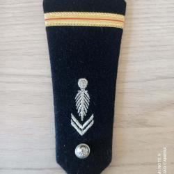 Fourreau Patte &Eacute;paules Grade Adjudant Gendarmerie D&eacute;partementale