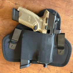 Holster port discret