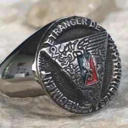 1 Bague l&eacute;gion &eacute;trang&egrave;re  2 REP  fremdenlegion, french foreign legion argent&eacute;e