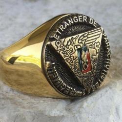 1 Bague l&eacute;gion &eacute;trang&egrave;re  2 REP  fremdenlegion, french foreign legion dor&eacute;e
