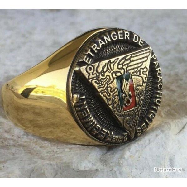 1 Bague l�gion �trang�re  2 REP  fremdenlegion, french foreign legion dor�e