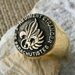 1 Bague 2 REP l&eacute;gion &eacute;trang&egrave;re,  fremdenlegion, french foreign legion dor&eacute;e