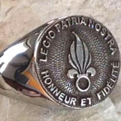 1 Bague  flamme l&eacute;gion &eacute;trang&egrave;re   fremdenlegion, french foreign legion silvrer