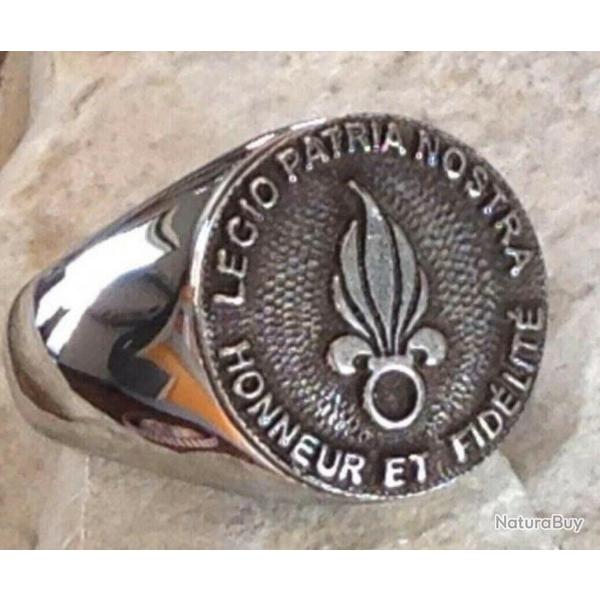 1 Bague  flamme l�gion �trang�re   fremdenlegion, french foreign legion silvrer