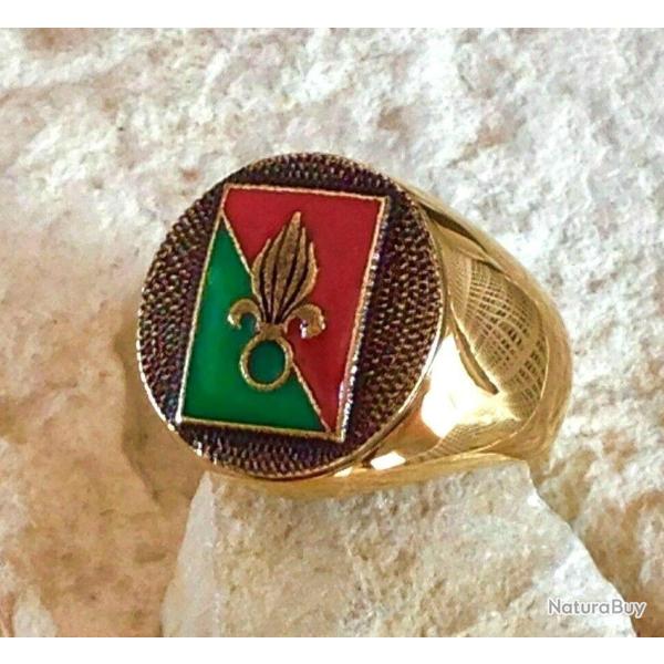 Bague  flamme l�gion �trang�re   fremdenlegion, french foreign legion dor�
