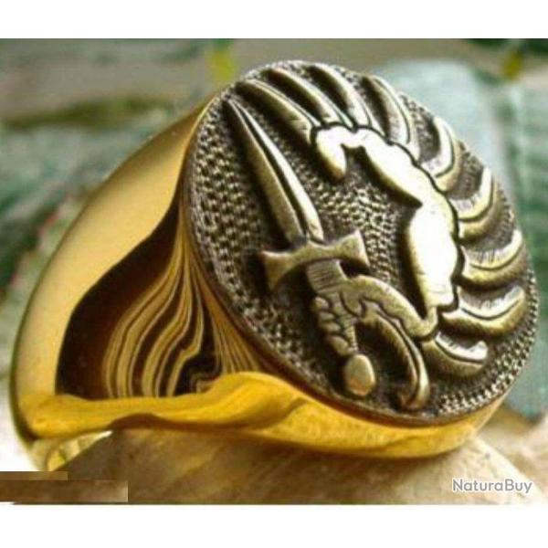 Bague parachutiste, Rpima, TAP ,troupes a�roport�es, 2 REP   dor�e