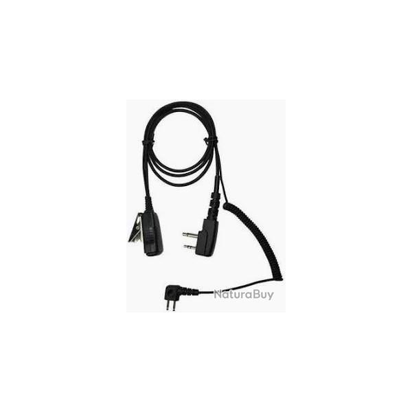 Cable micro pour PELTOR SPORTAC et MIDLAND