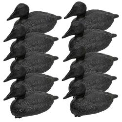 Pack de 10 Eiders Noirs Appelants Flottants R&eacute;aliste