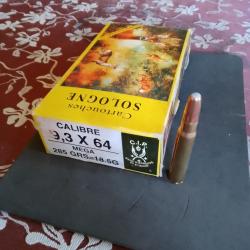 MUNITION 9.3 X 64 SOLOGNE 18.5 GR PORT OFFERT