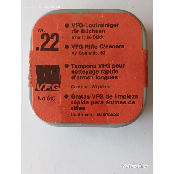 tampons de nettoyage a air - cal .22/5.5mm
