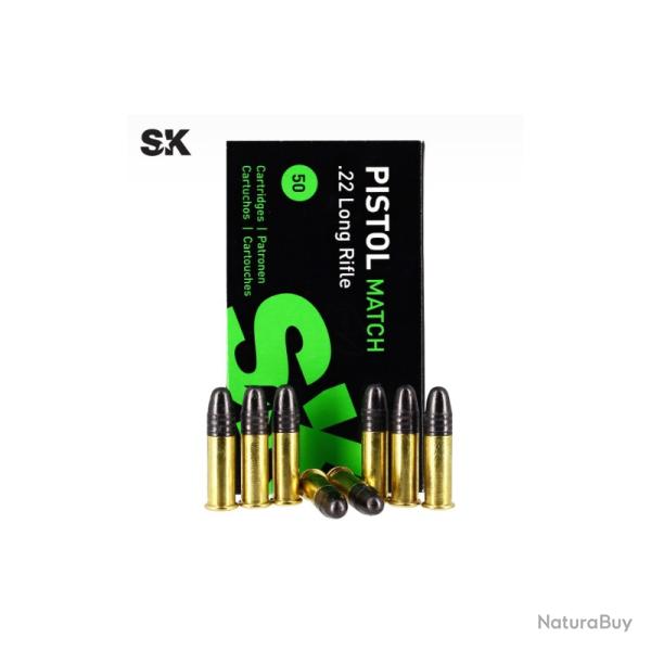MUNITIONS SK PISTOL MATCH 22LR x50