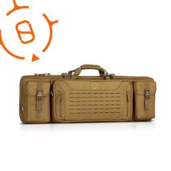 URBAN WARFARE 36" DOUBLE RIFLE BAG GUN SAVIOR EQUIPMENT  tan