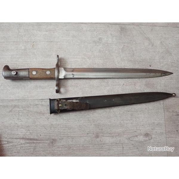671133 BAIONNETTE SUISSE MODELE 1918 POUR FUSIL SCHMIDT RUBIN K31 ou K11