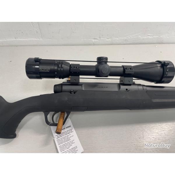 !! NEUF !! PACK CARABINE SAVAGE AXIS CALIBRE 243WIN GAUCHER+ LUNETTE 3-10X44 + SILENCIEUX
