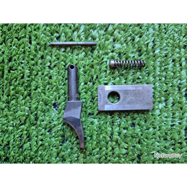 Lot Cl� de bascule de sous garde + ressort  + verrou fusil SMFM Monocoup Pliant
