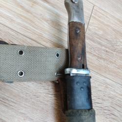 Ensemble de fourreau, ba&iuml;onnette et ceinture