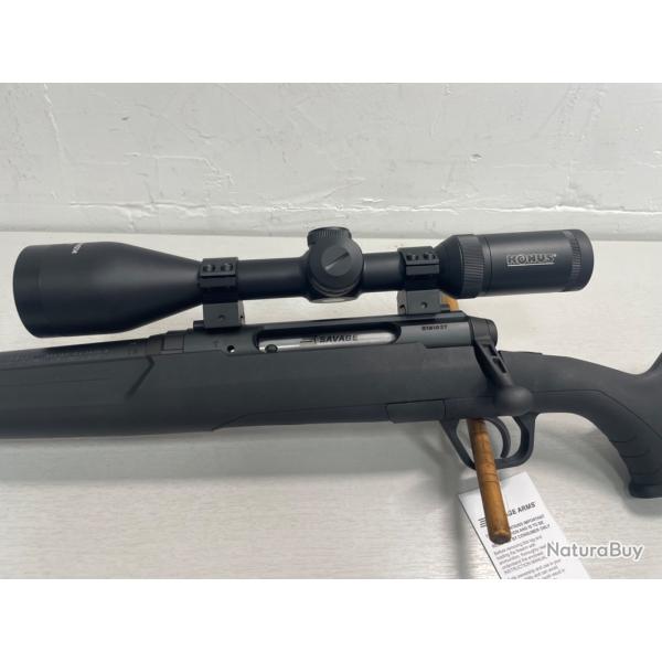 !! NEUF !! PACK CARABINE SAVAGE AXIS CALIBRE 243WIN GAUCHER+ LUNETTE 3-12X50 + SILENCIEUX