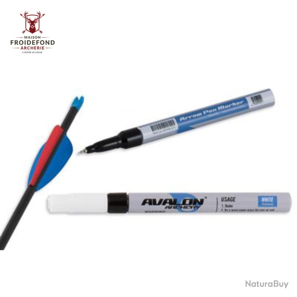 Stylos blanc fl�che - Avalon