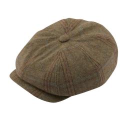B&eacute;ret en tweed Femme Compton - Laurel - Alan Paine - Vert / Taille unique