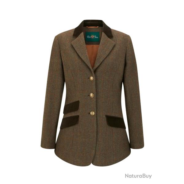 Blazer tweed Femme Surrey - Field Maple - Alan Paine - Marron / 38