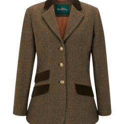 Blazer tweed Femme Surrey - Field Maple - Alan Paine - Marron / 44