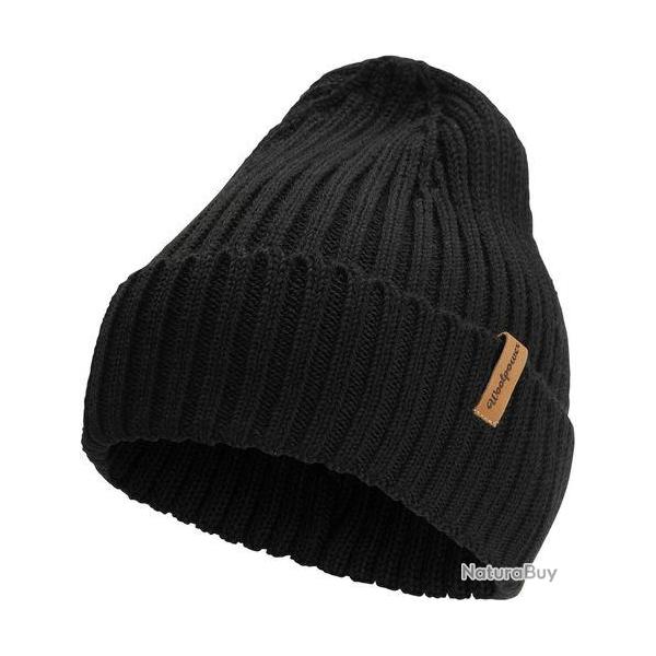 Bonnet rib en 4 coloris - Noir