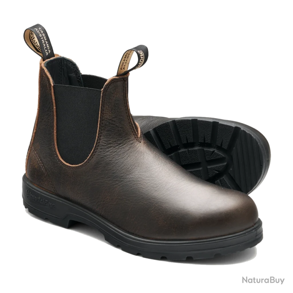 Boots mixtes Chelsea classic - #2440 Vintage brown - Blundstone - 42,5 / Marron
