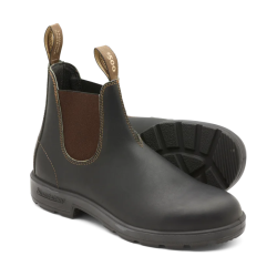Boots mixtes Chelsea original - #500 Stout brown - Blundstone - 42,5 / Marron
