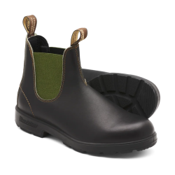 Boots mixtes Chelsea original - #519 Stout brown/olive - Blundstone - 41 / Marron